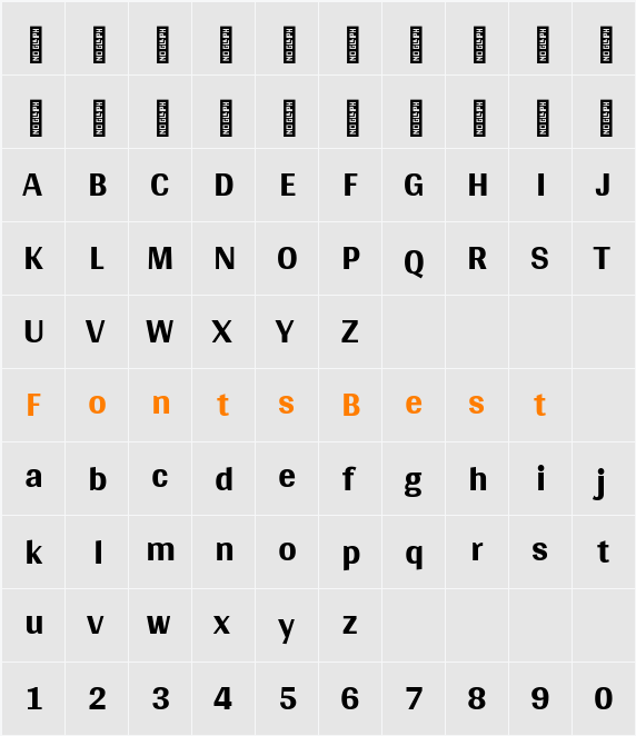Gidugu Character Map