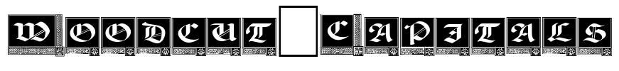 Woodcut_Capitals Font Image