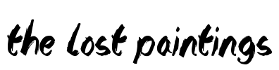The Lost Paintings Font Image