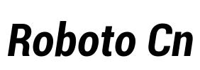 Roboto Cn Font Image