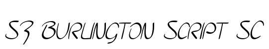 SF Burlington Script SC Font Image