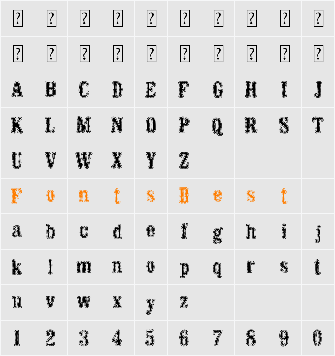 HERMES MANERO Character Map