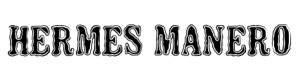 HERMES MANERO Font Image