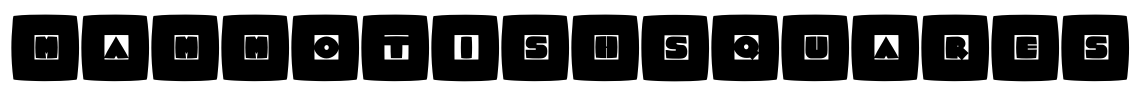 MammotishSquares Font Image