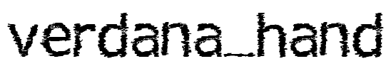 verdana_hand