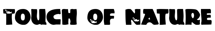 Touch Of Nature Font Image