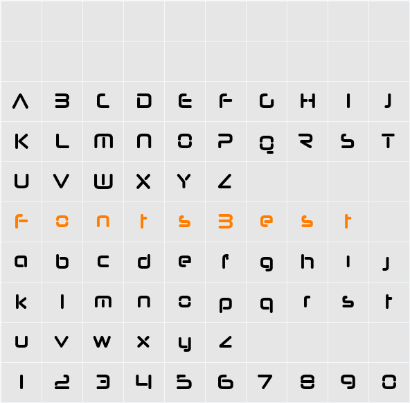 Neuropol Nova Cnd Character Map