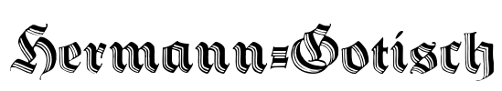 Hermann-Gotisch Font Image