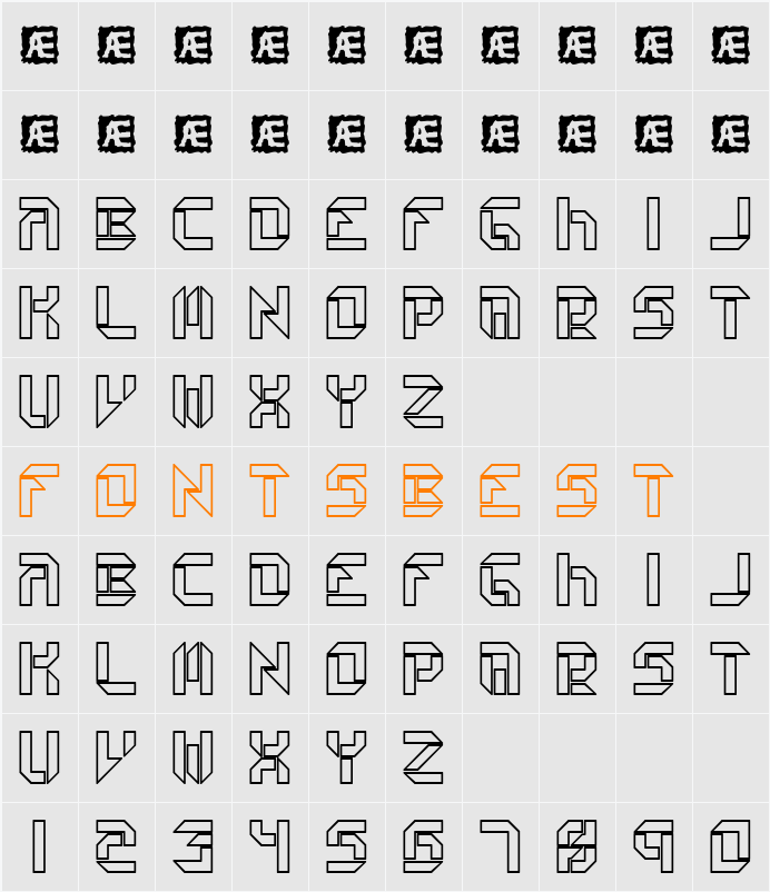 Collective O (BRK) Character Map