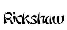 Rickshaw Font Image