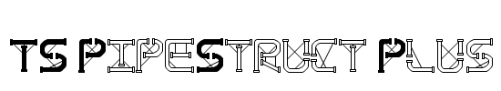 TS PipeStruct Plus Font Image
