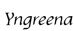 Yngreena Font Image