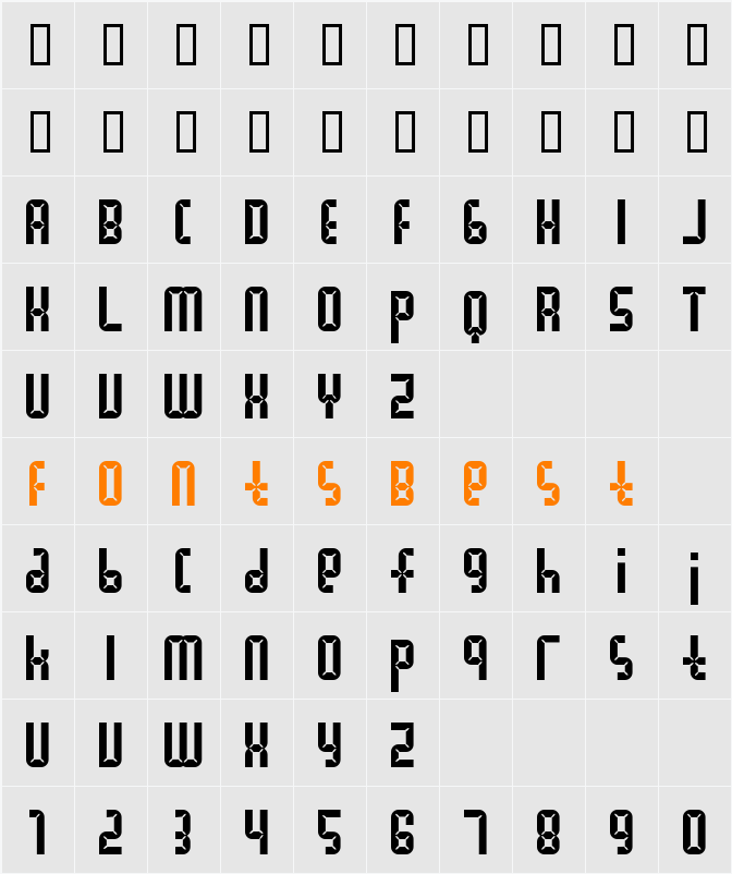 Xefus Character Map