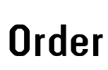 Order Font Image