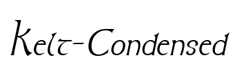 Kelt-Condensed Font Image