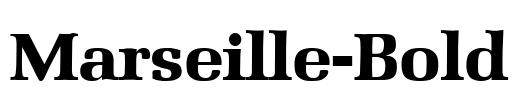 Marseille-Bold Font Image