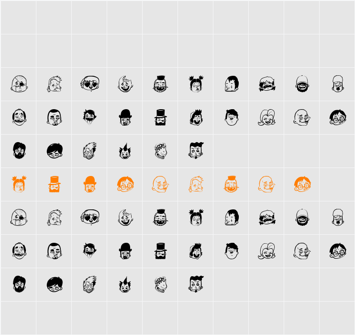 sick crew Character Map