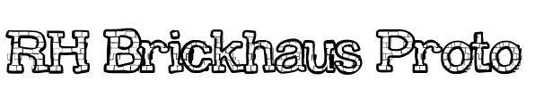 RH Brickhaus Proto Font Image