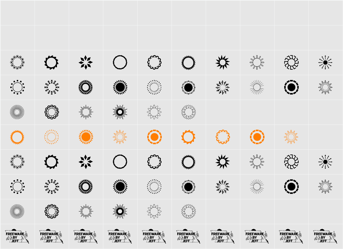 Sundings 2 JL Character Map