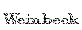 Weinbeck Font Image