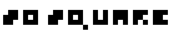 So Square Font Image