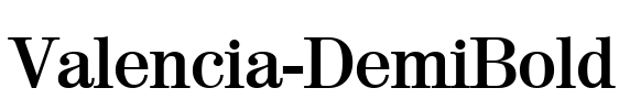 Valencia-DemiBold
