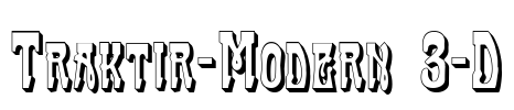 Traktir-Modern 3-D