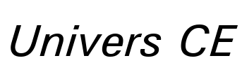 Univers CE Font Image