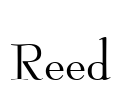 Reed Font Image