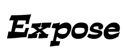 Expose Font Image