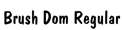 Brush Dom Regular