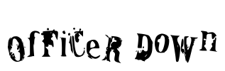 OfFiCeR DoWn Font Image