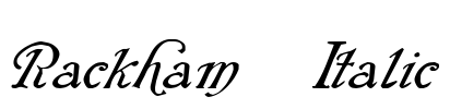 Rackham Italic