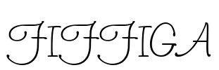 FIFFIGA Font Image