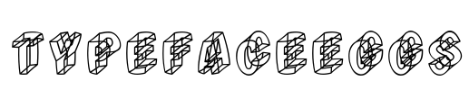 TypefaceEggs Font Image