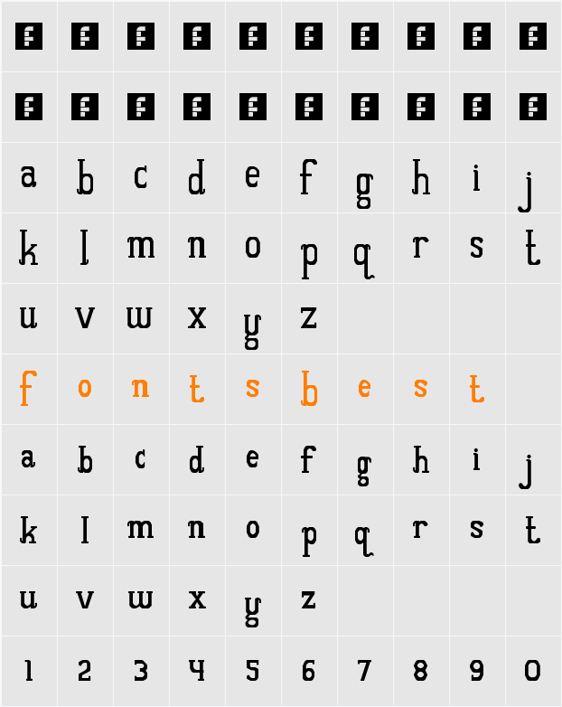 Quantum of Bali Character Map