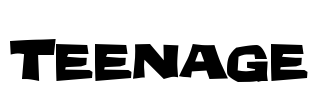 Teenage Font Image