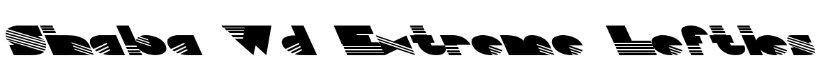 Sinaloa Wd Extreme Lefties Font Image