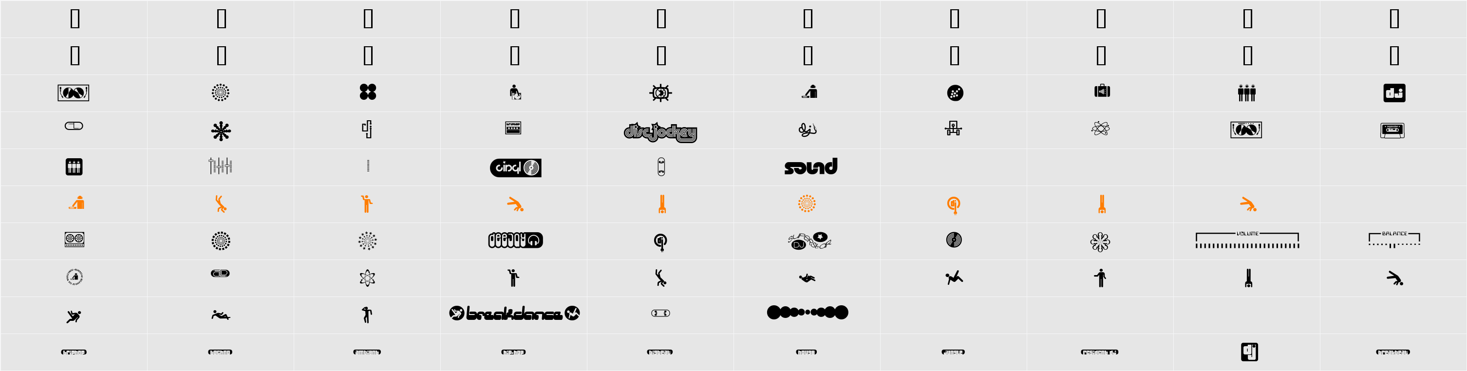 Superstar DJ Character Map