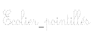 Ecolier_pointillés Font Image