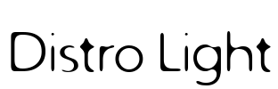 Distro Light Font Image