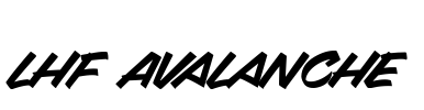 LHF Avalanche Font Image