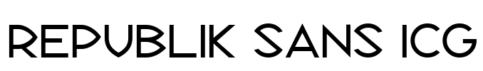 Republik Sans ICG