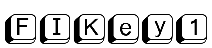 FIKey1 Font Image