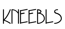 Kneebls Font Image