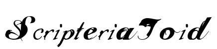 ScripteriaToid Font Image
