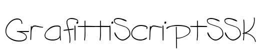 GrafittiScriptSSK Font Image