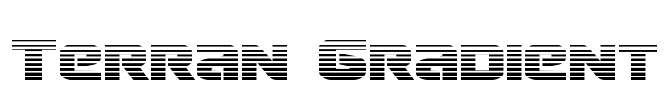 Terran Gradient Font Image