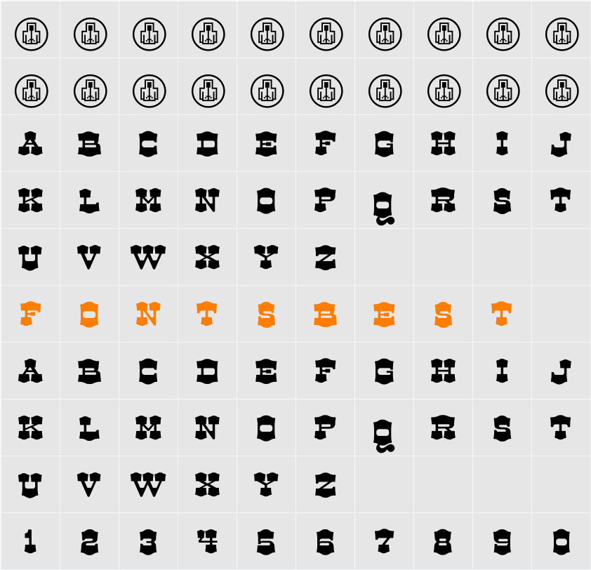 Dude Tammy Character Map