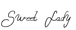 Sweet Lady Font Image